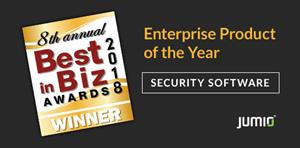Jumio named gold winner in the Enterprise Product of the Year - Security Software category in the Best in Biz Awards 2018