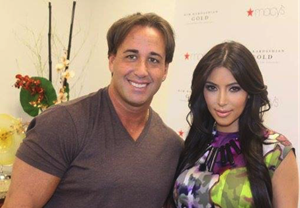 Mike Sherman with Kim Kardashian