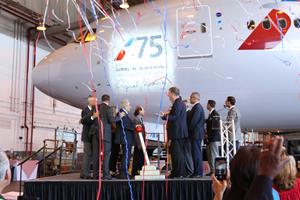 AMERICAN AIRLINES HONORS JFK TEAM MEMBER AL BLACKMAN FOR 75 YEARS OF SERVICE WITH DEDICATION OF BOEING 777-200