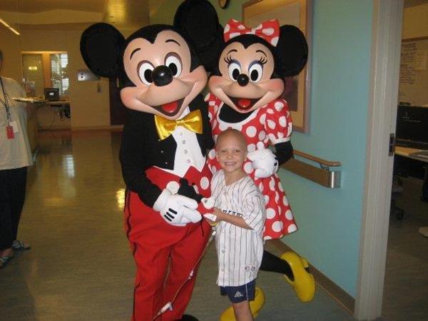 Preston with Mickey and Minnie Mouse 