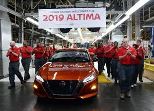 Production of 2019 Nissan Altima begins in Canton, Miss.