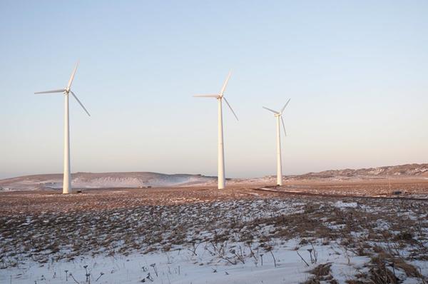 CAPTION: Wind turbines supply renewable energy to microgrids across Alaska. 

CREDIT: Chris Pike, the Alaska Center for Energy and Power, University of Alaska Fairbanks
