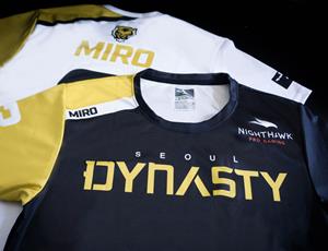 Overwatch League's Seoul Dynasty sponsored Nighthawk Pro Gaming Jersey
