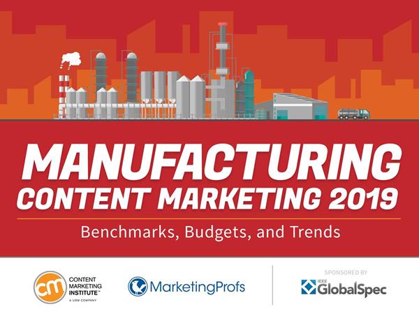 2019 Content Marketing Manufacturing Research