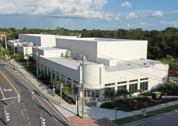 The Ringling College Studio Labs Complex, with new Post-Production Facility in Foreground