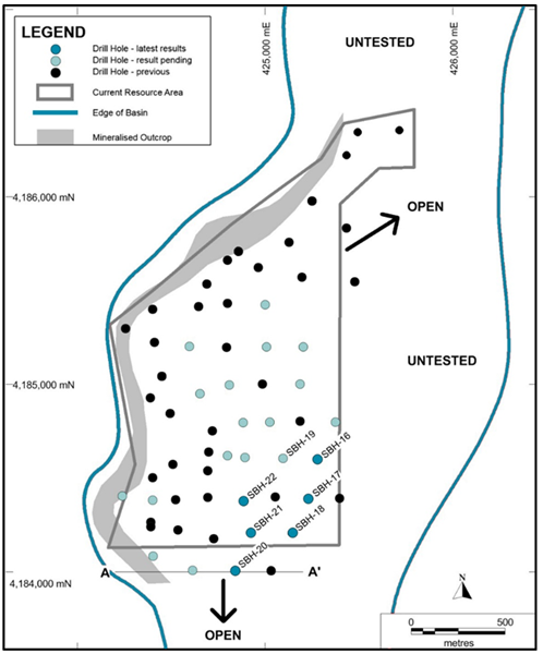 South Basin Mineral Resource area