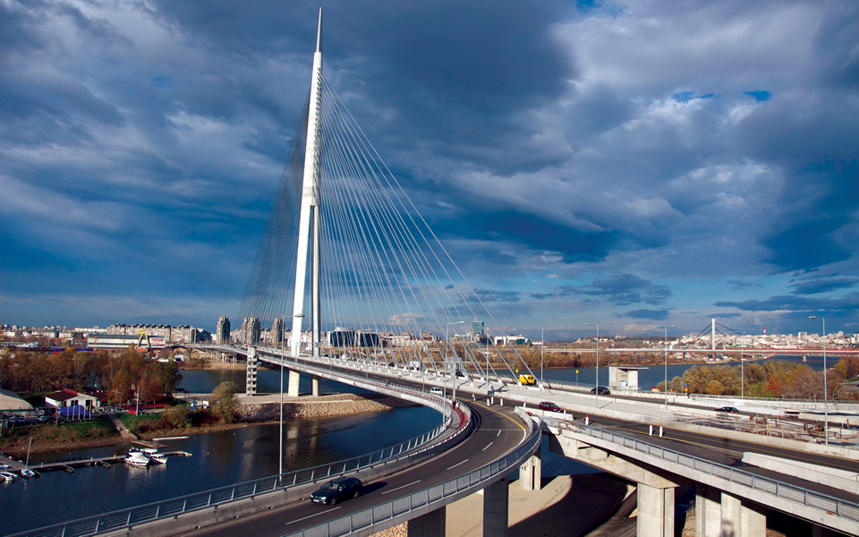 Louis Berger provided project management and engineering services for construction of the Ada Bridge across the Sava River in Belgrade, Serbia. 