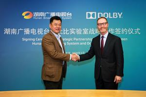 Dolby Laboratories and Hunan Broadcasting System Inked a Strategic Partnership in China