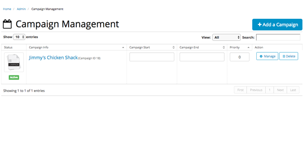 A look into the refreshed Campaign Management Module.