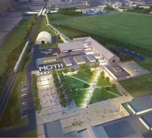 Rendering of the proposed Downsview Aerospace Hub