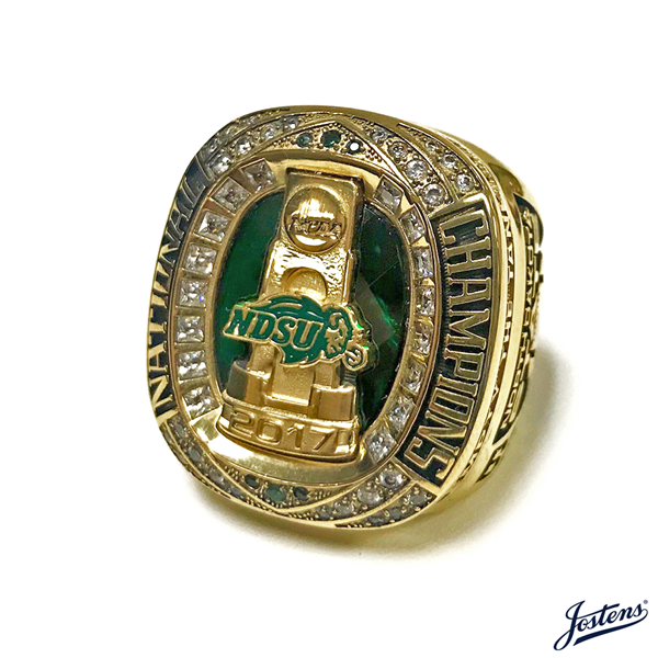 NDSU's 2017 FCS Championship Ring, created by Jostens