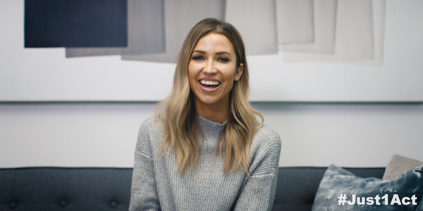 Media personality Kaitlyn Bristowe promotes #Just1Act for Random Acts of Kindness Week February 11 to 17, 2018 along with partners MLA Canada, Microsoft Vancouver, RYU Athletic Apparel, Daily Hive, Colony Digital and Noravera Visuals. View the video at http://bit.ly/Just1Act and share your random acts of kindness with the hashtag #Just1Act.