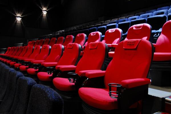 D-BOX motion seats in rows_Cineplex