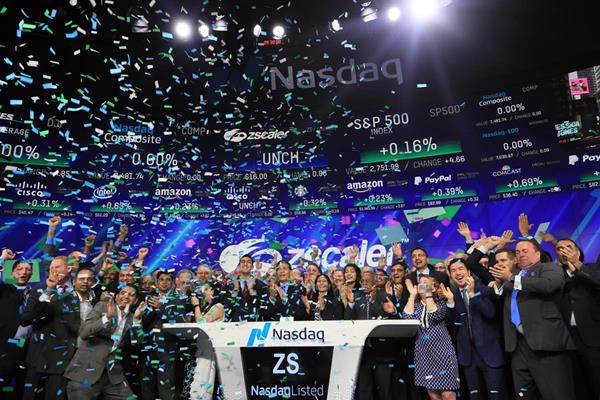 Zscaler Rings The Nasdaq Stock Market Opening Bell in Celebration of Its IPO