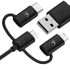 Tech Armor 3-in-1 USB Charging Cable