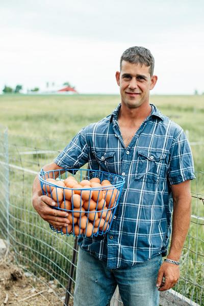 Organic pasture raised eggs 