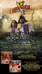 Sweep your Valentine off to sea at Pirate's Dinner Adventure!