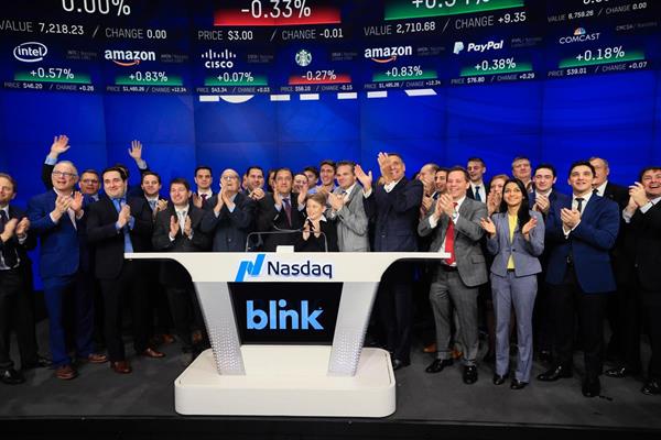 Blink Charging Co. Rings NASDAQ Opening Bell