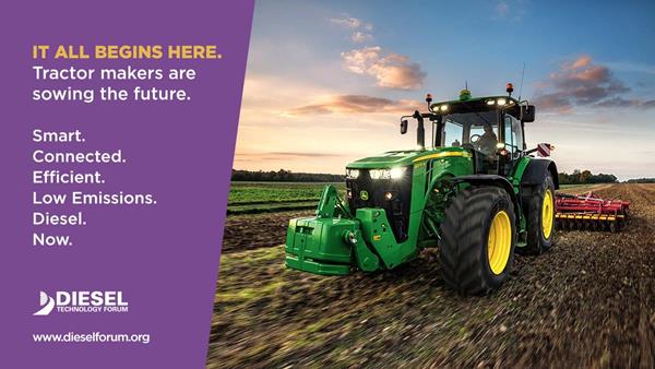 Diesel Remains the Technology of Choice for Tractors and Agricultural Machines