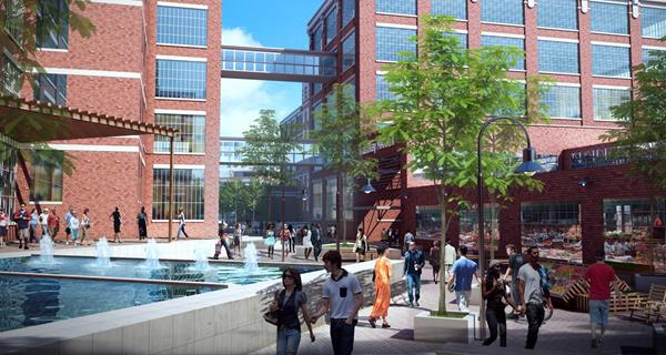 Electric Works will feature a public market, space for startups, educational institutions, Class-A office space, loft-style apartments, and more.