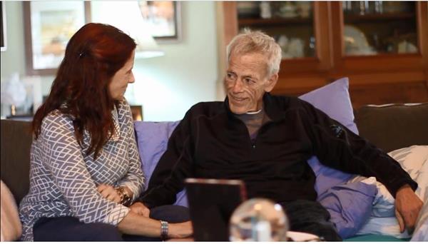 Pictured are Michael and Liz Sampair. Michael received palliative care from The Elizabeth Hospice in San Diego, California. NHPCO's latest video features Michael talking about the benefits of palliative care.