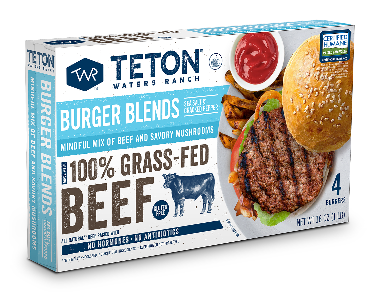 Teton Waters Ranch Beef & Mushroom Burger Blend