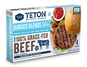 Teton Waters Ranch Beef & Mushroom Burger Blend