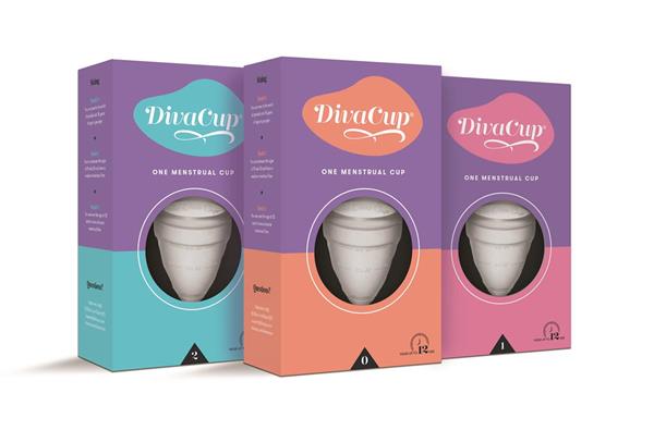 The new DivaCup packaging.