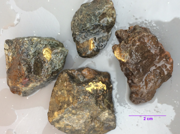 Gold nugget examples