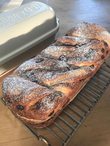 Bake artisan-style, crusty, golden loaves at home with this long, covered pan.

Photo credit: Priscilla Martel
