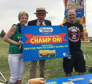 Nathan’s Famous® Hot Dog Eating Contest Visits Fort Bliss