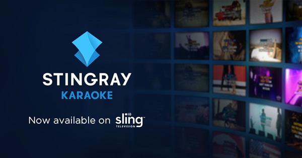 Stingray Karaoke offert sur Sling TV aux États-Unis