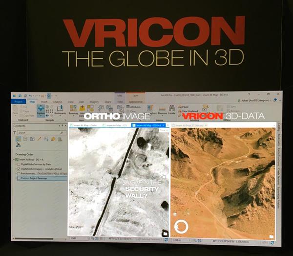 Using ArcGIS Pro, analysts access Vricon data with ease and begin working with the data immediately.
