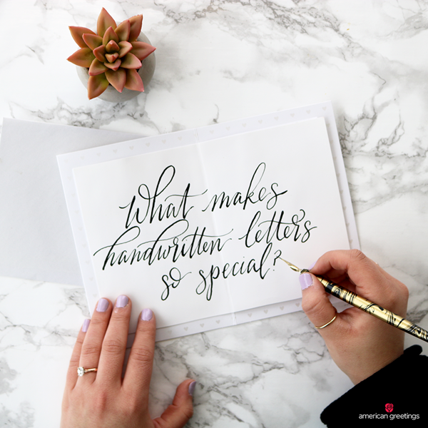 You’ve got the power to make the people you care about feel appreciated and loved. Whether it’s a letter, a card or a handwritten note, a meaningful message goes a long way in the relationships that matter most. American Greetings encourages you to get that message out there and celebrate the people who fill your heart with happiness, this month and always.