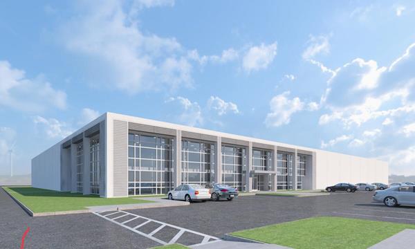 Rendering of SRG Commercial's newly renovated headquarters building for lease in West Orange County, California, where the vacancy rate is 1.1 percent.