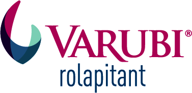 VARUBI® (rolapitant) logo 