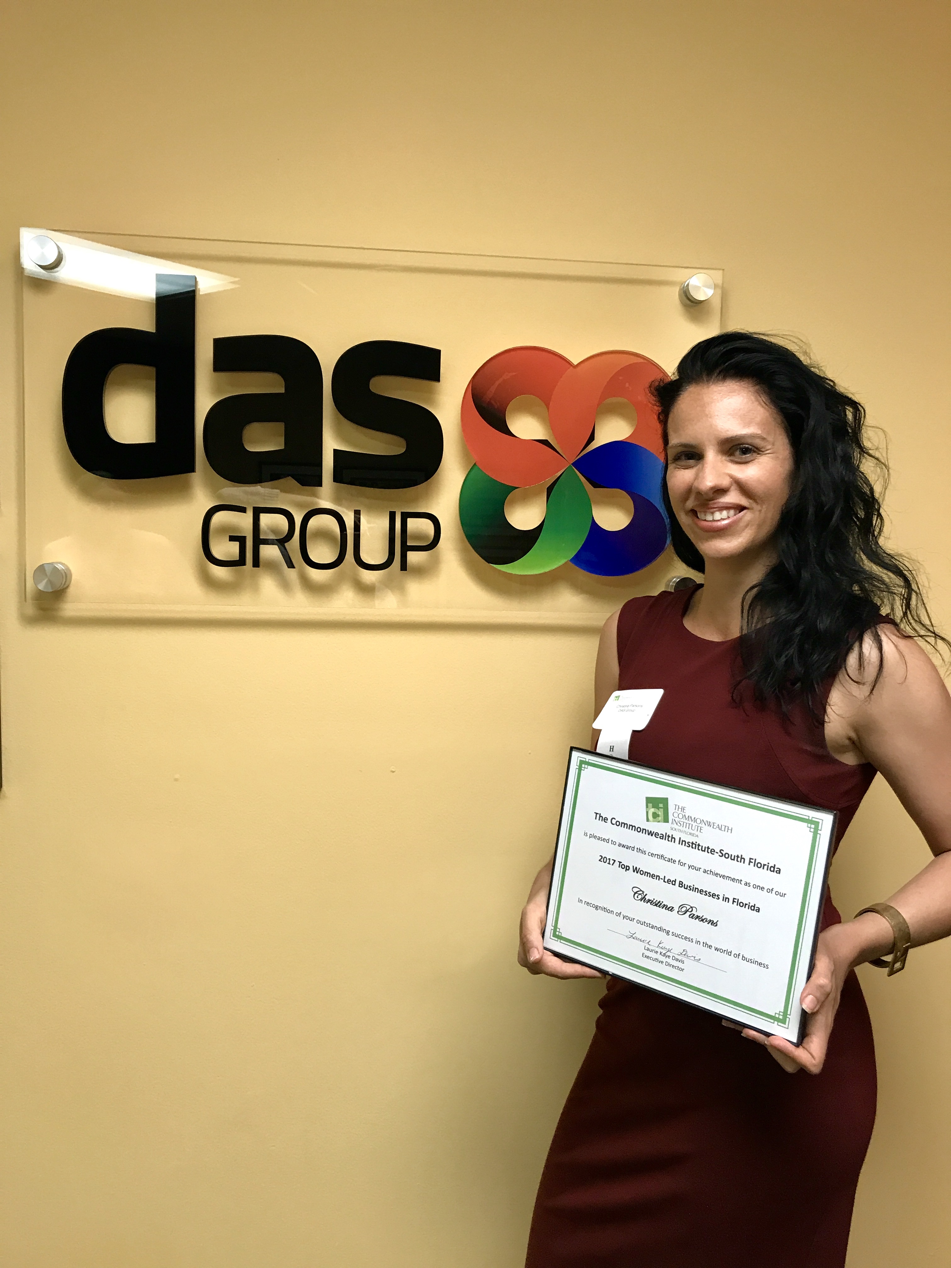 DAS Group, Inc. CEO Recognized as Top Women-Led Business