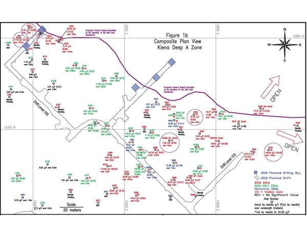 07-17018Figure 1B - Detailed Composite Plan View of Kiena Deep A Zone