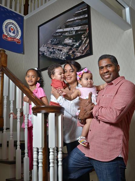 The Degracia-Obando family called the VA North Texas Fisher House their home away from home. 