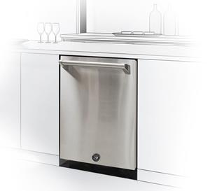 Brama Stainless Dishwasher by Vinotemp