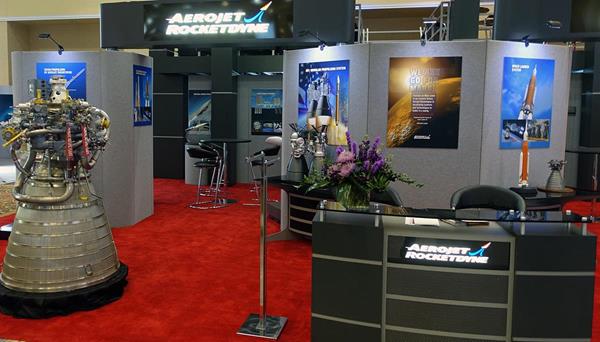 Aerojet Rocketdyne exhibit at Space Symposium booth 118