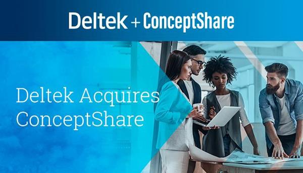 Deltek has acquired ConceptShare! Learn More: www.Deltek.com/ConceptShare