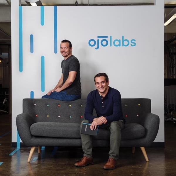 OJO Labs co-founders Chief Strategy Officer David Rubin, left, and CEO John Berkowitz 