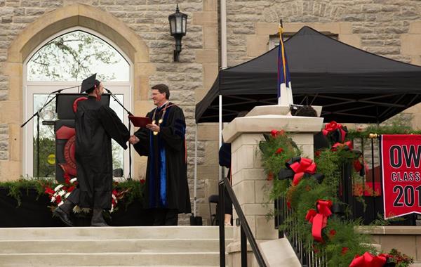 Ohio Wesleyan University is adding the Bachelor of Science to the list of degrees it confers. The university could begin awarding the degree as early as May 2018. (Photo by Lisa DiGiacomo)