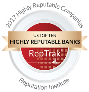 Top 10 Most Reputable U.S. Banks logo