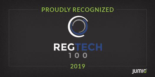 Jumio recognized by REGTECH100
