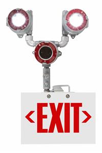EXP-EMG-EXT-LE6-3L-V2 Explosion Proof Bug Eye Emergency LED Exit Fixture