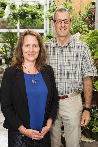 Gardener's Supply Company new leadership in 2018: Cindy Turcot, President (left) with Jim Feinson, CEO (right)