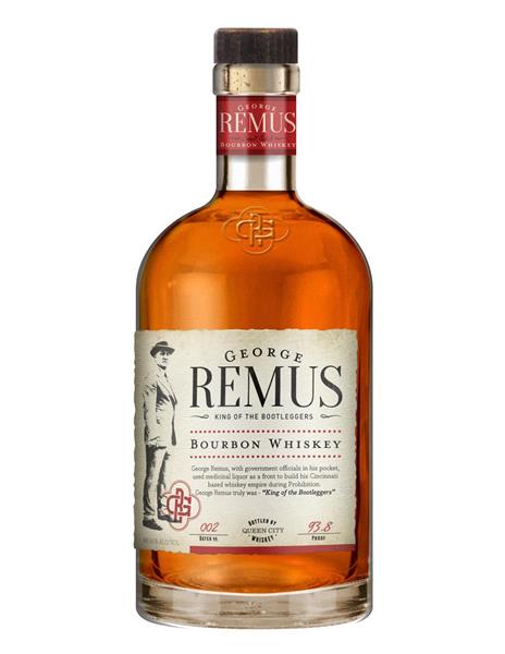 Photo of George Remus Bourbon Whiskey bottle