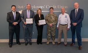 State Employees’ Credit Union (SECU) Supervisors Honored with ESGR Patriot Awards
